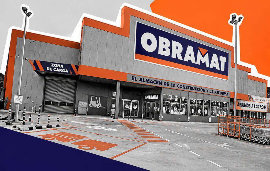 Exterior of an OBRAMAT warehouse