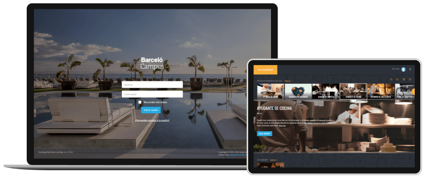 Ejemplo visual del proyecto Barceló Hotel Group