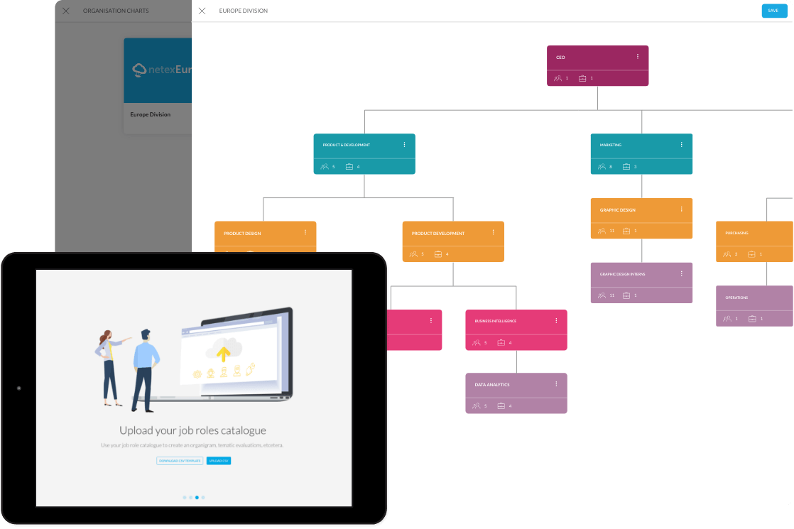 Create and assign Job roles to your employees using your skill and competency framework.